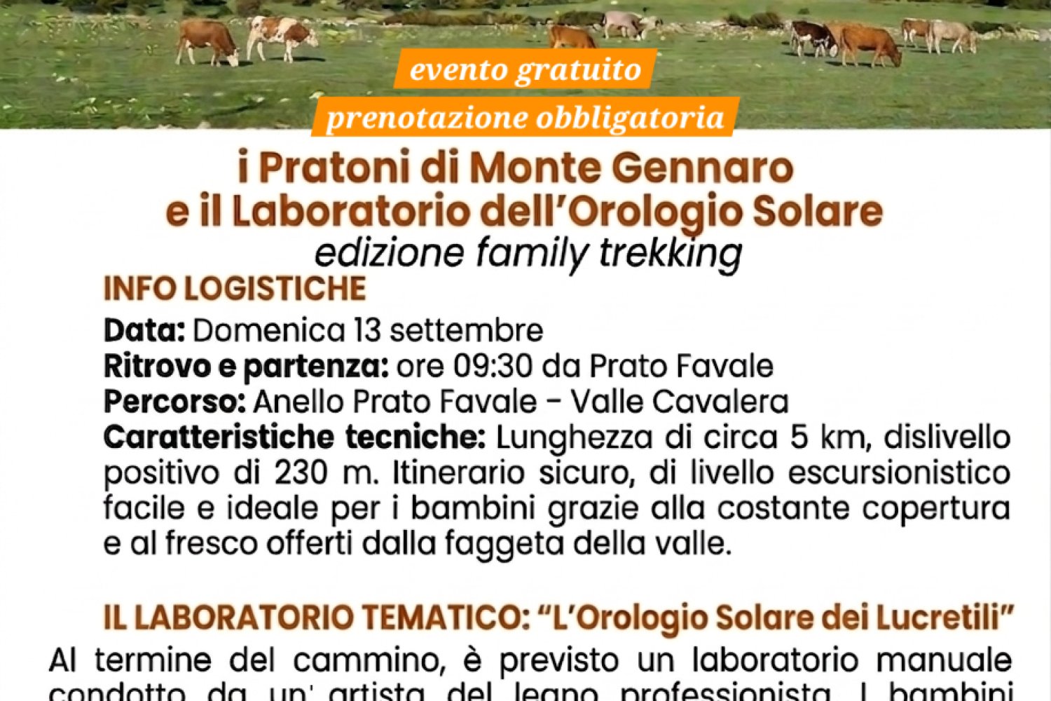⛰️ Family Trekking: I Pratoni di Monte Gennaro e il Laboratorio dell’Orologio Solare 🌲