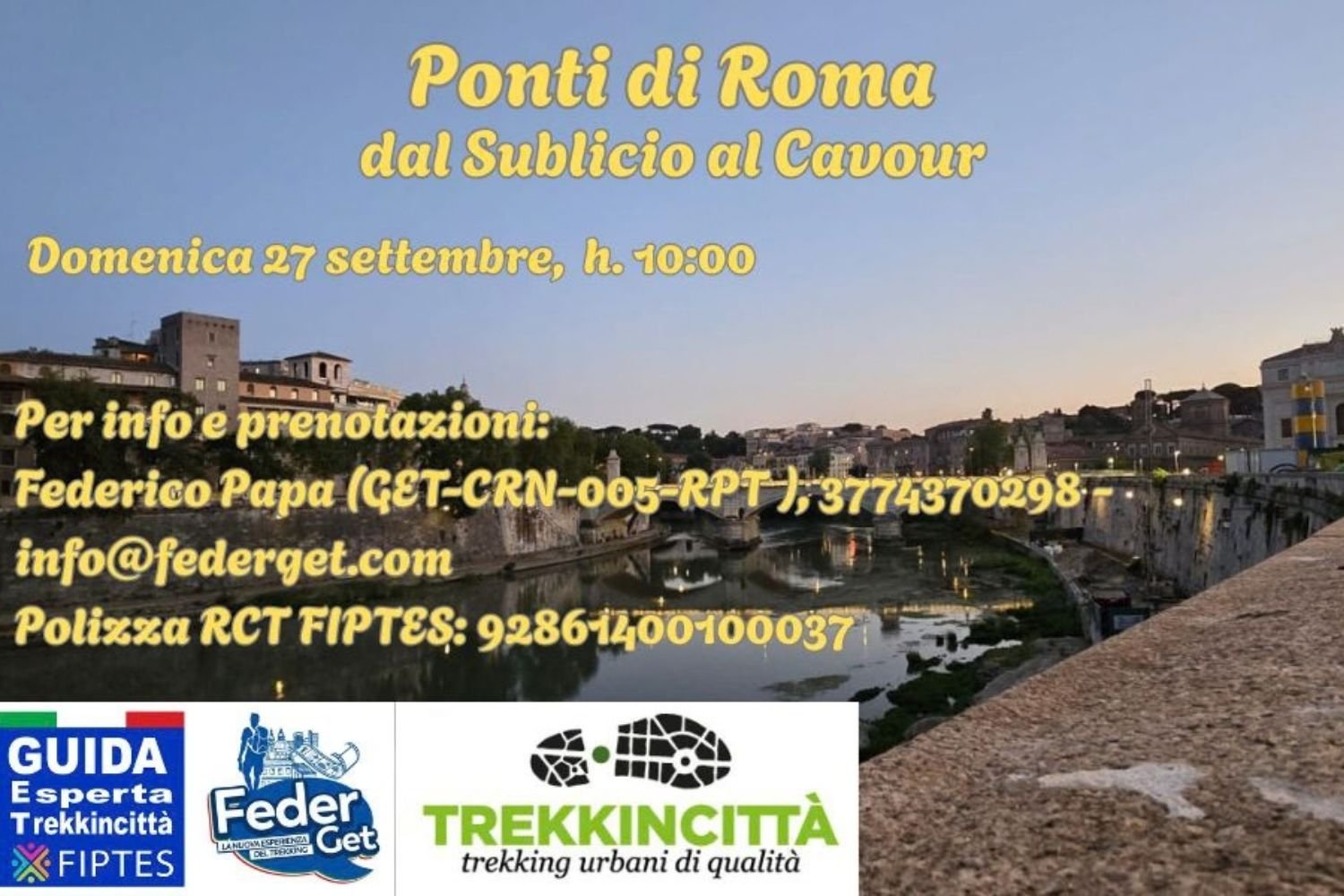 “Ponti di Roma dal Sublicio al Cavour”.