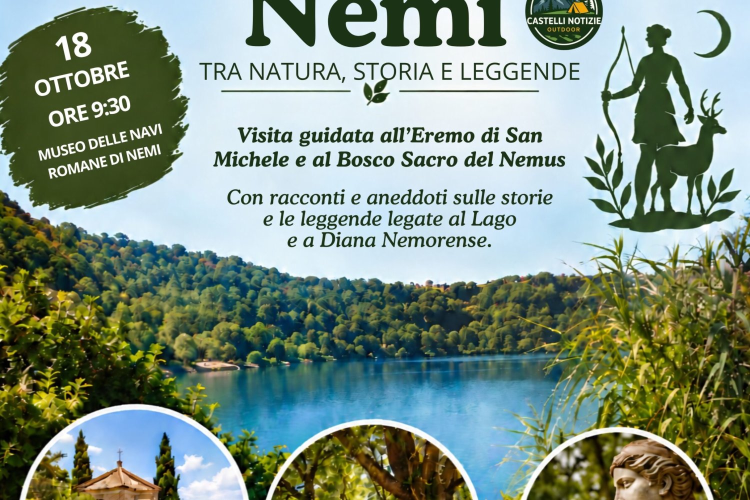 Nemi, tra natura, storia e leggende