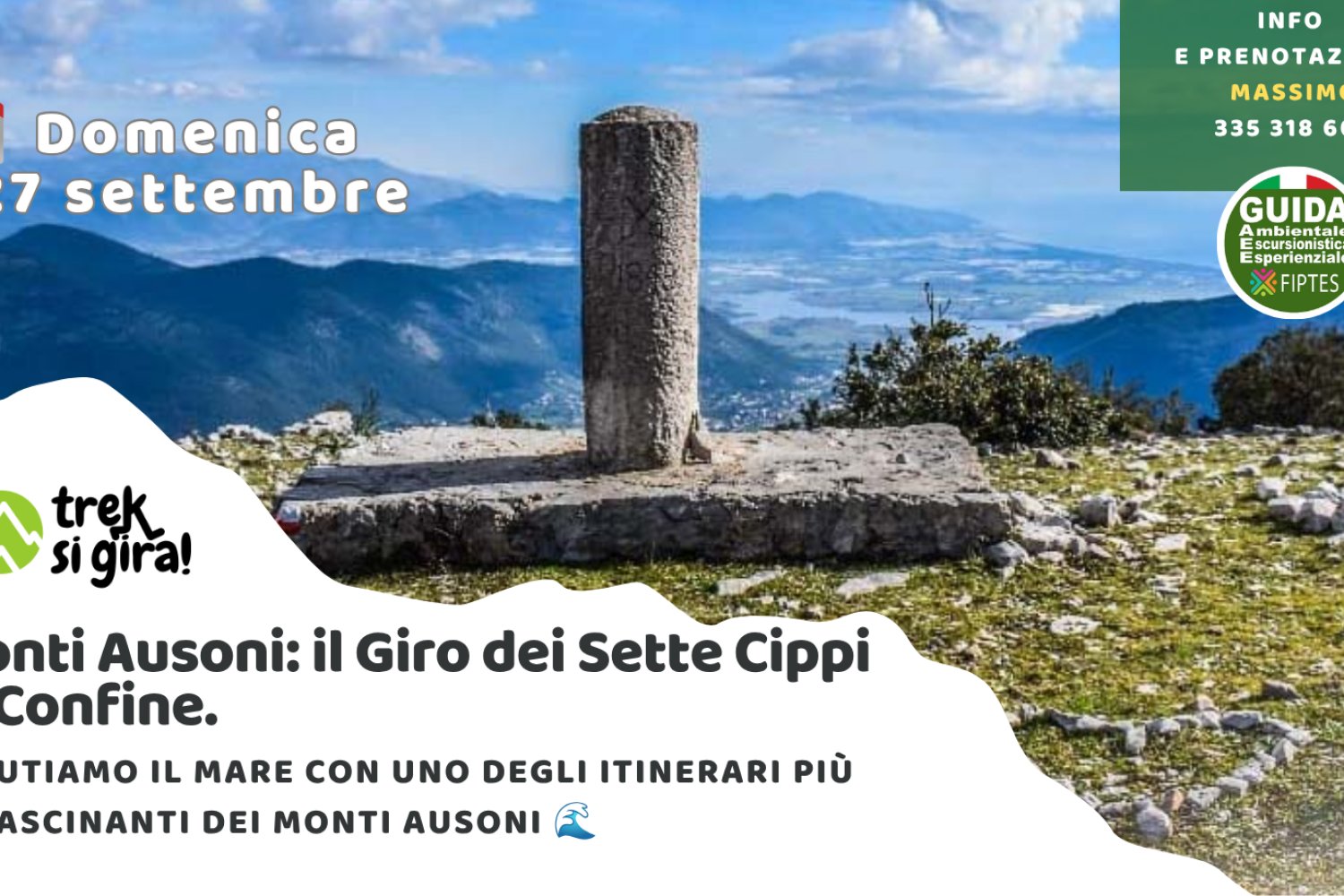 Monti Ausoni: il Giro dei Sette Cippi di Confine | Domenica 20 Settembre