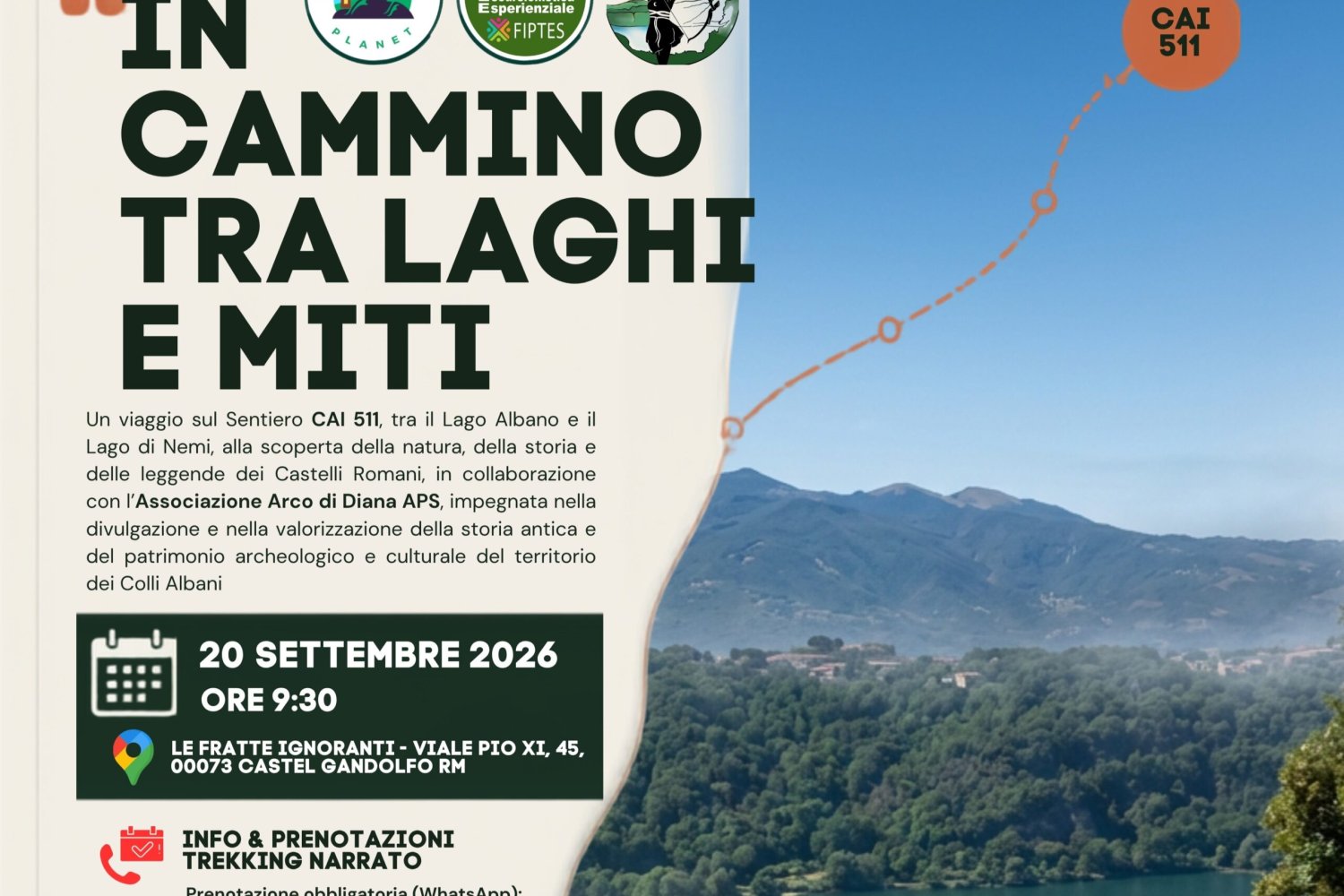 In Cammino tra Laghi e Miti