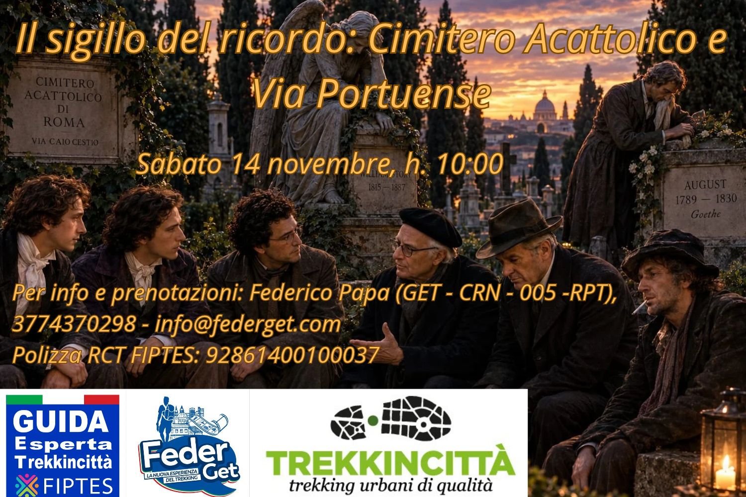 “Il sigillo del ricordo: Cimitero Acattolico e Via Portuense”.