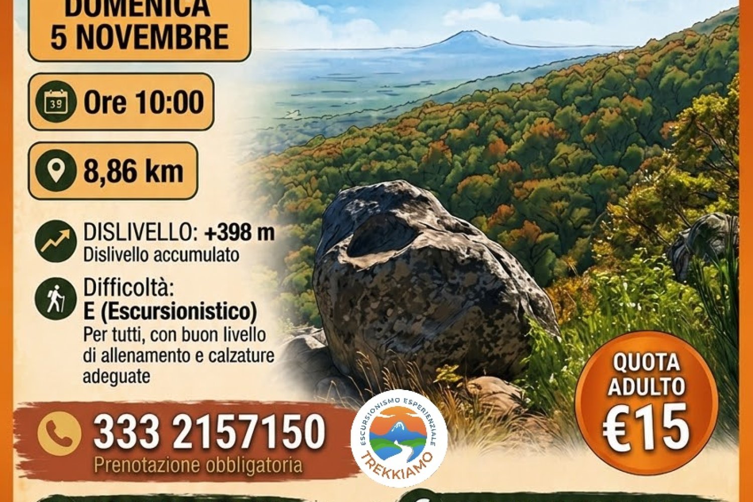 ​🍁 IL BOSCO RACCONTA… TRA I GIGANTI DELLA FAGGETA E I SEGRETI DEL CIMINO 🍁