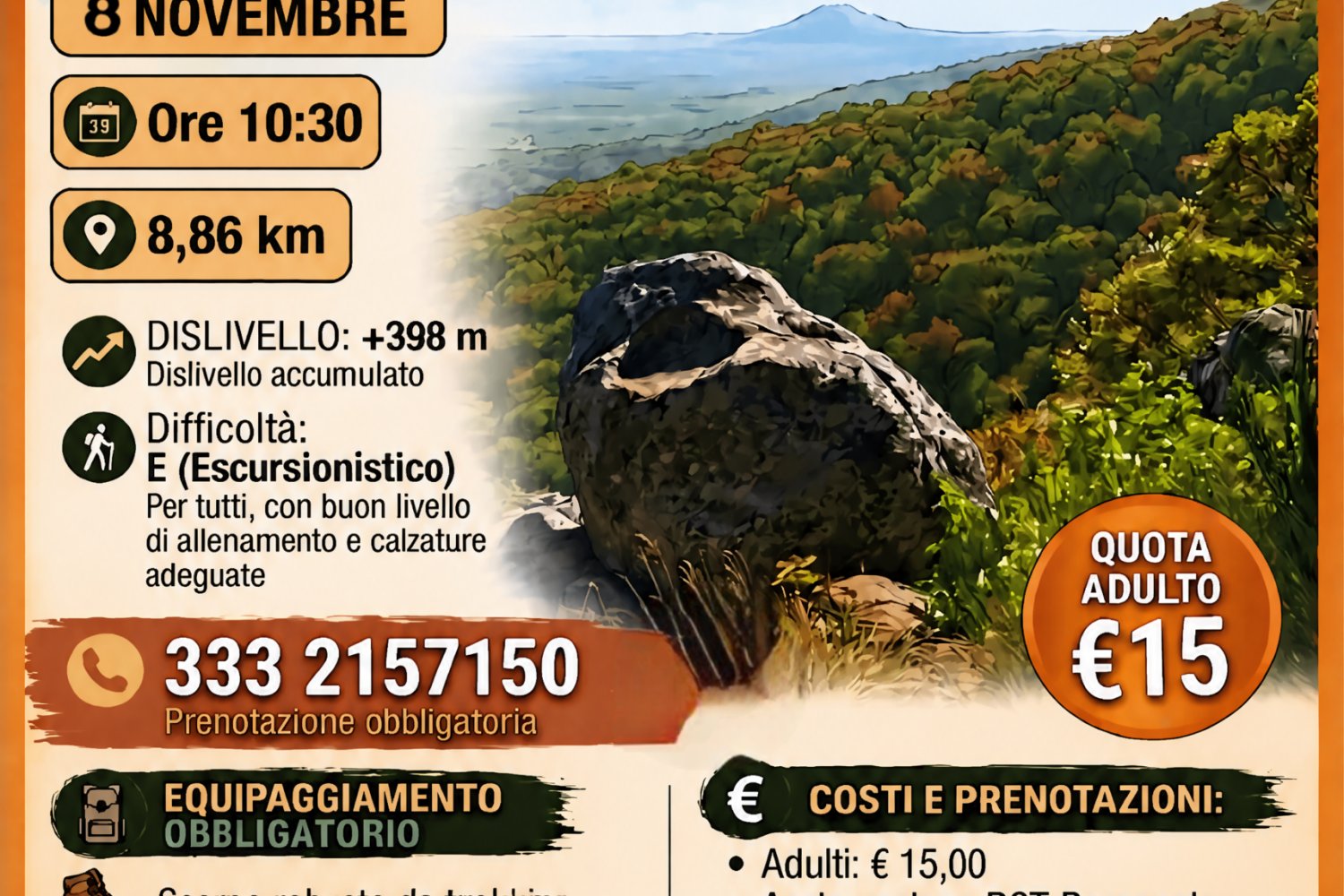 ​🍁 IL BOSCO RACCONTA… TRA I GIGANTI DELLA FAGGETA E I SEGRETI DEL CIMINO 🍁