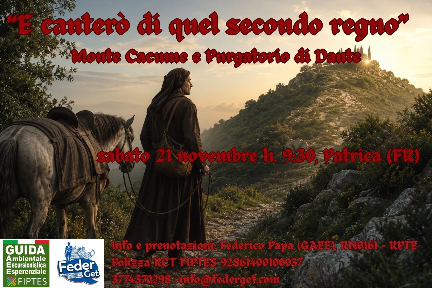 “E canterò di quel secondo regno” – Monte Cacume e Purgatorio di Dante.