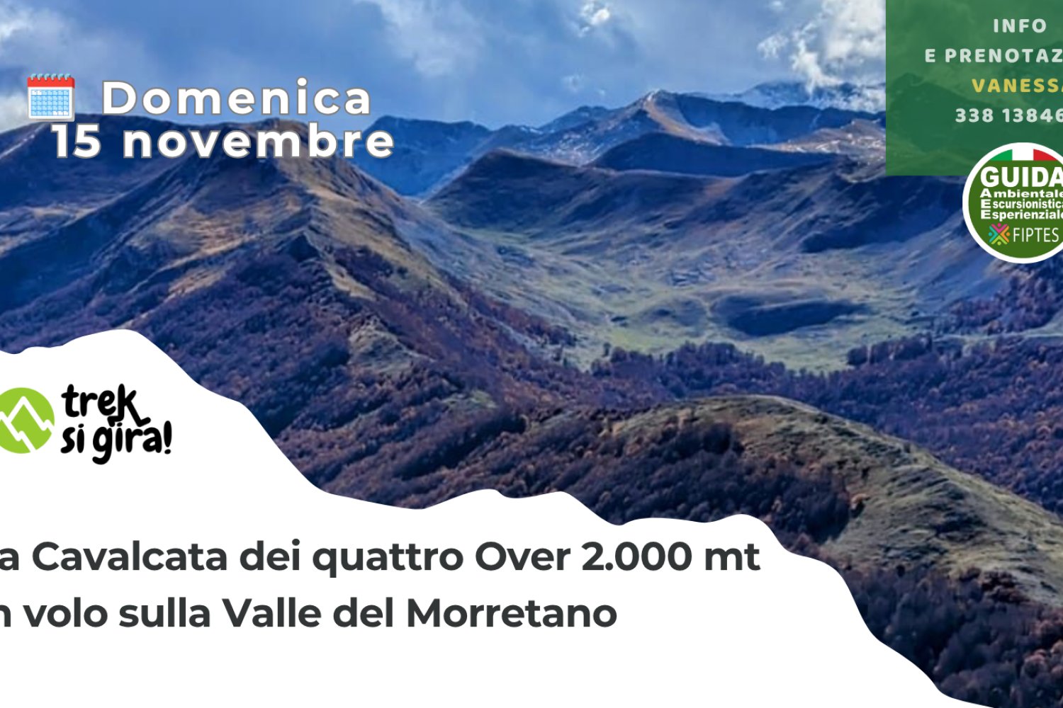 La Cavalcata dei quattro Over 2.000 mt | In volo sulla Valle del Morretano