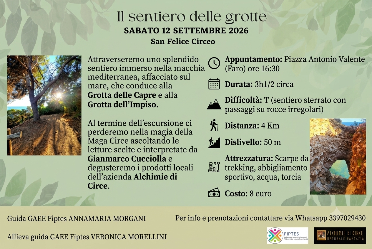 Il sentiero delle grotte