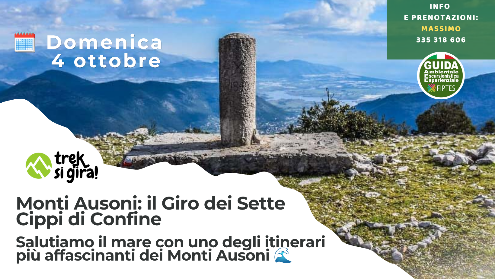 Monti Ausoni: il Giro dei Sette Cippi di Confine | Domenica 4 Ottobre