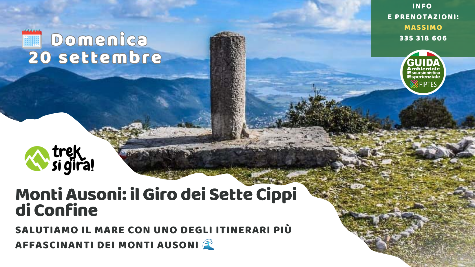 Monti Ausoni: il Giro dei Sette Cippi di Confine | Domenica 20 Settembre
