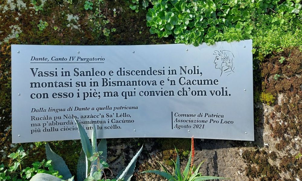 “E canterò di quel secondo regno” – Monte Cacume e Purgatorio di Dante.