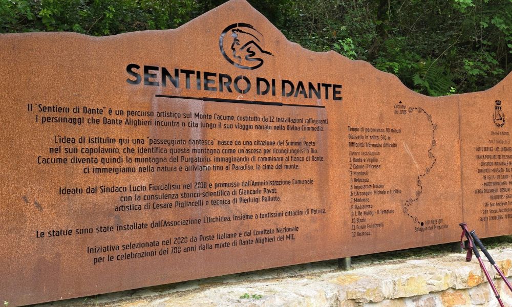 “E canterò di quel secondo regno” – Monte Cacume e Purgatorio di Dante.