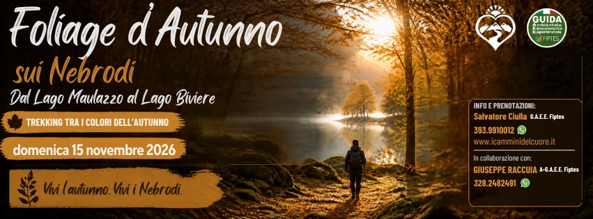 FOLIAGE D’AUTUNNO SUI NEBRODI 🍁 Dal Lago Maulazzo al Lago Biviere