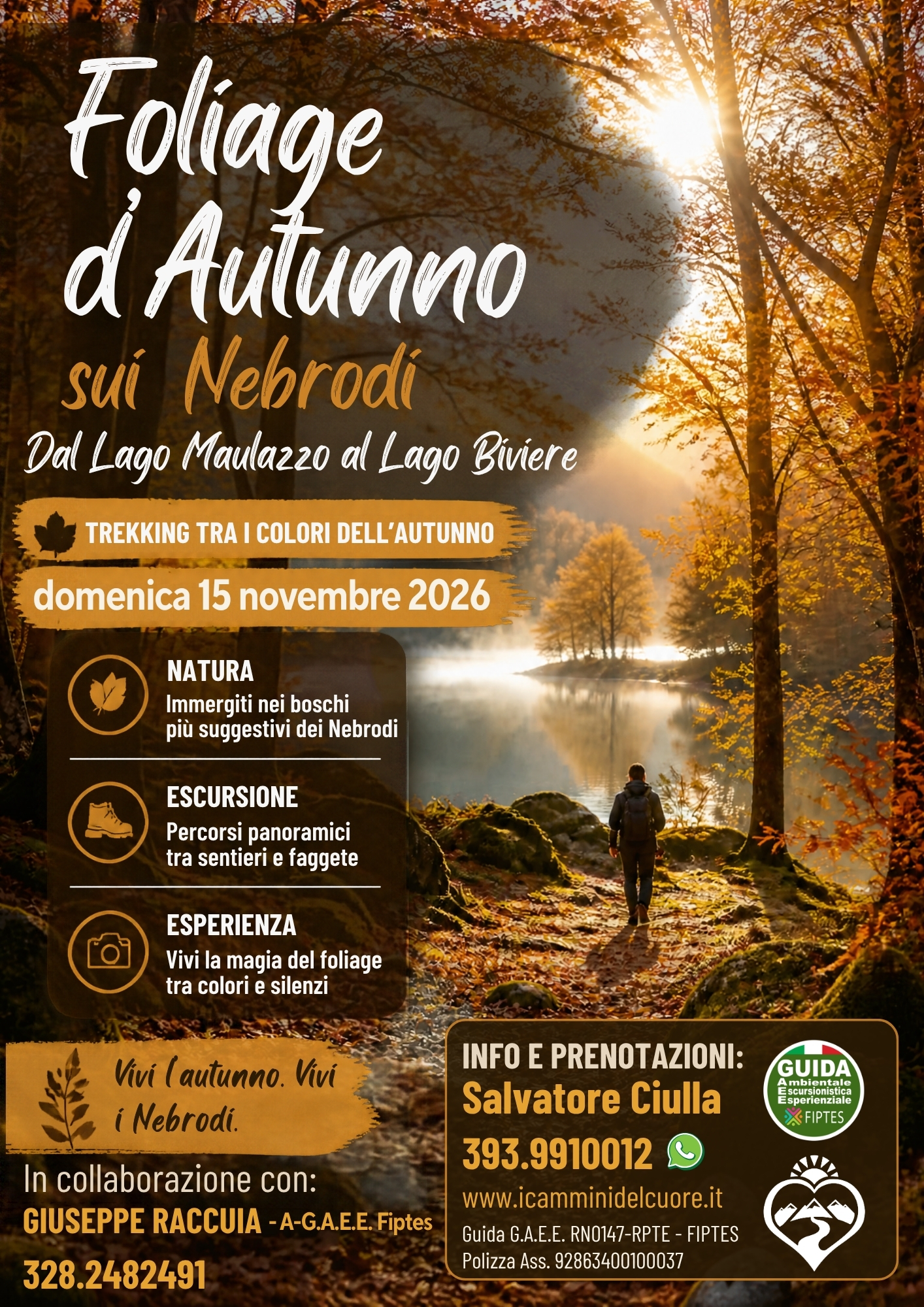 FOLIAGE D’AUTUNNO SUI NEBRODI 🍁 Dal Lago Maulazzo al Lago Biviere